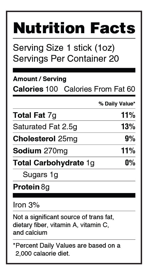 Hickory Sticks 100 Calories